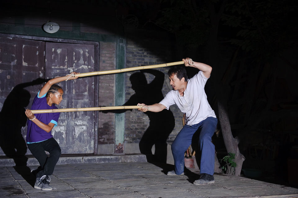 Jaden Smith y Jackie Chan en 'The Karate Kid'