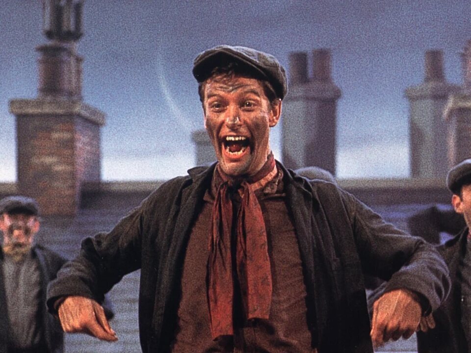 Dick Van Dyke en la mítica 'Mary Poppins'