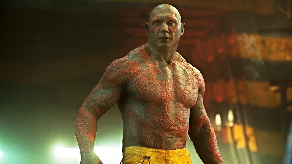 Dave Bautista como Drax en el UCM