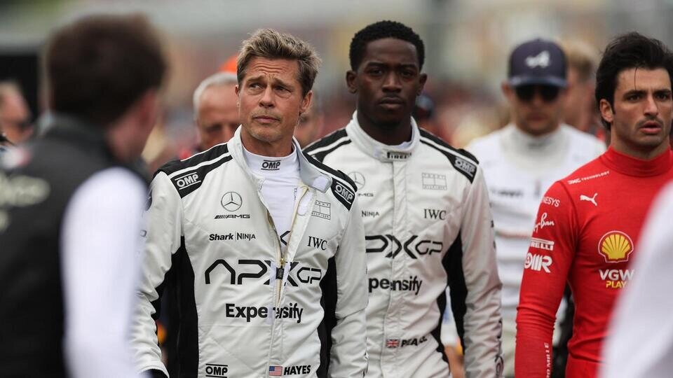 La pareja protagonista de 'F1'