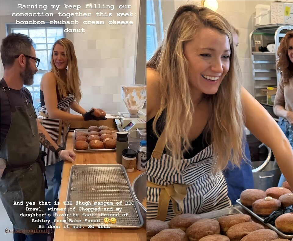 Blake Lively, con las manos en la masa