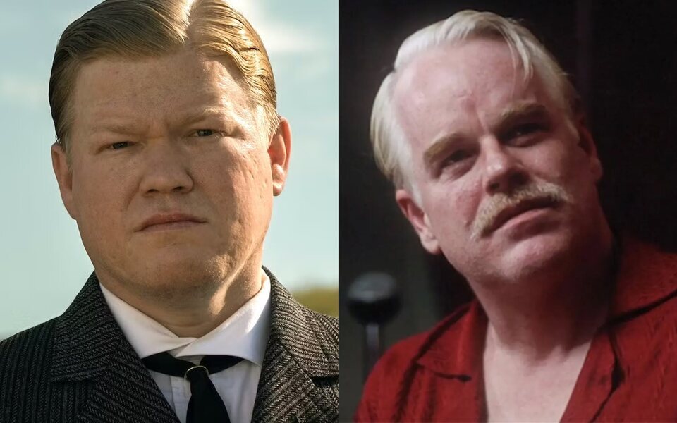 Jesse Plemons y Philip Seymour Hoffman en 'The Master'