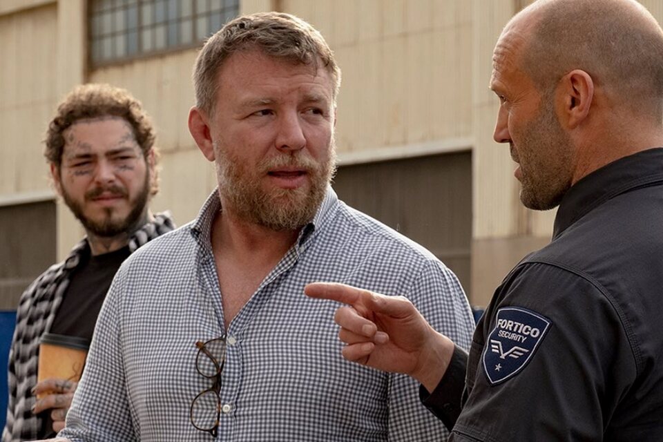 Guy Ritchie en el rodaje de 'Despierta la furia'