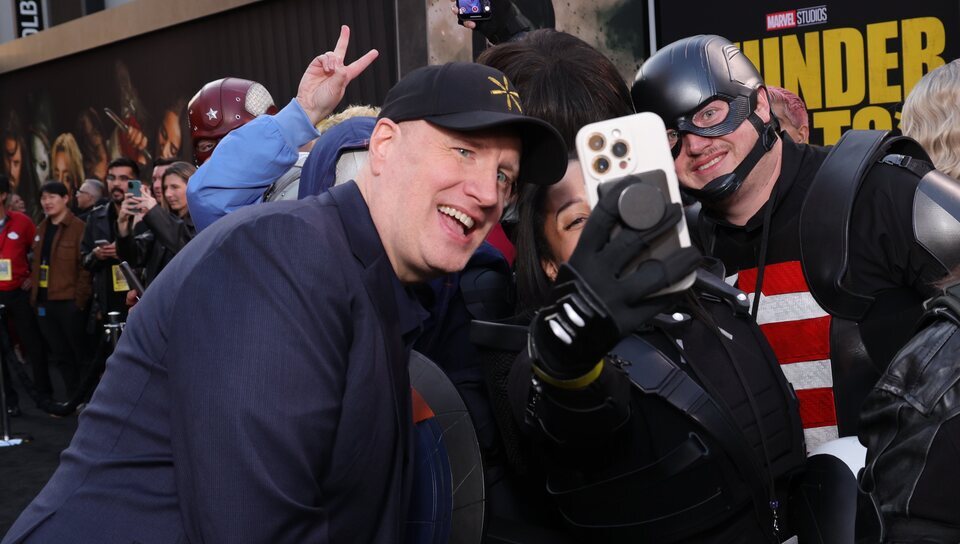 Kevin Feige en la premiere de 'Thunderbolts*'