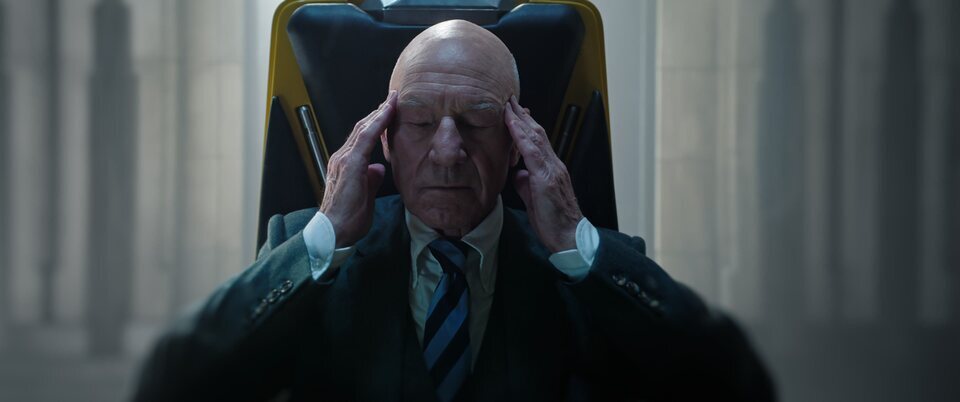 Patrick Stegart como Charles Xavier en 'Doctor Strange en el multiverso de la locura'