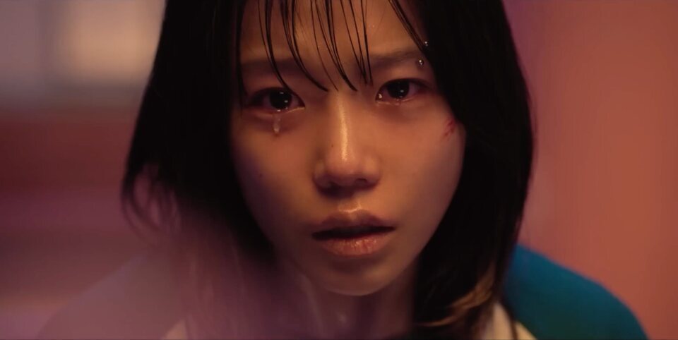 Jun-hee llorando en el tráiler de la T3 de 'El juego del calamar'