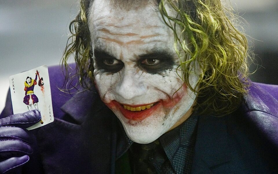 Heath Ledger en 'El caballero oscuro'