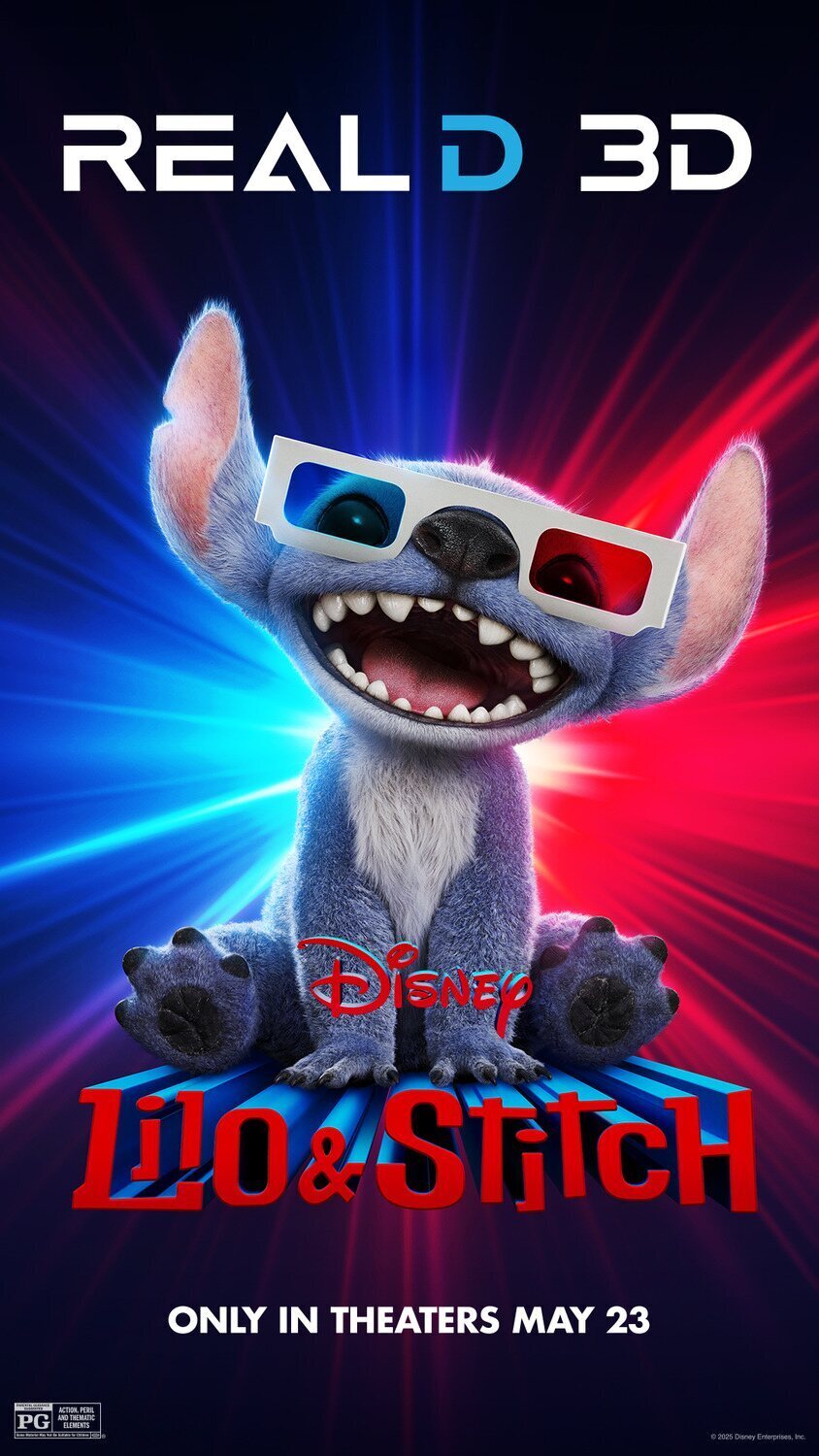 Póster Real D 3D de 'Lilo y Stitch'