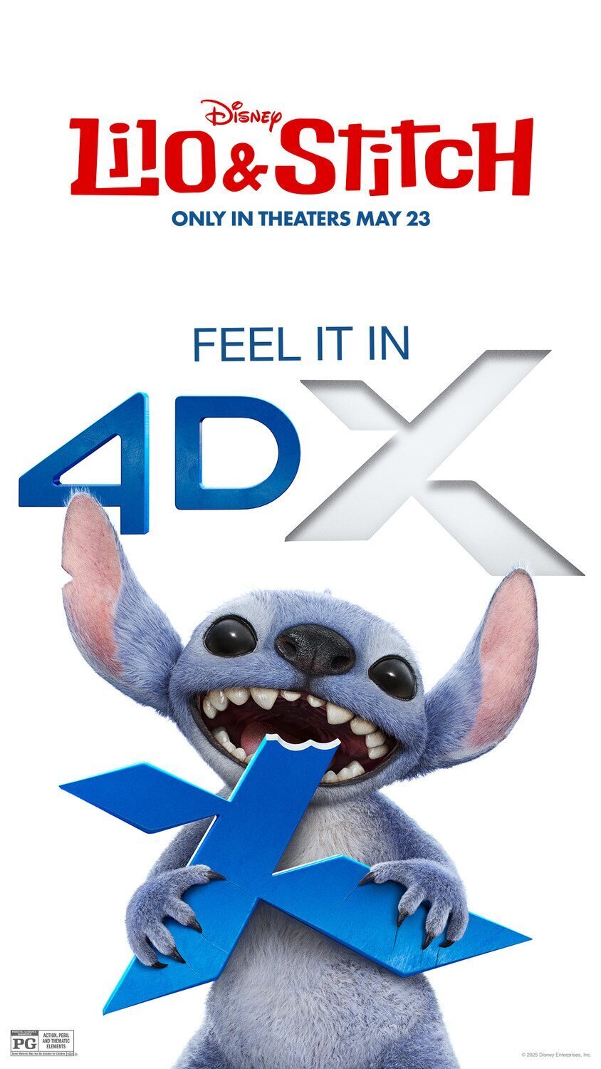 Póster 4DX de 'Lilo y Stitch'