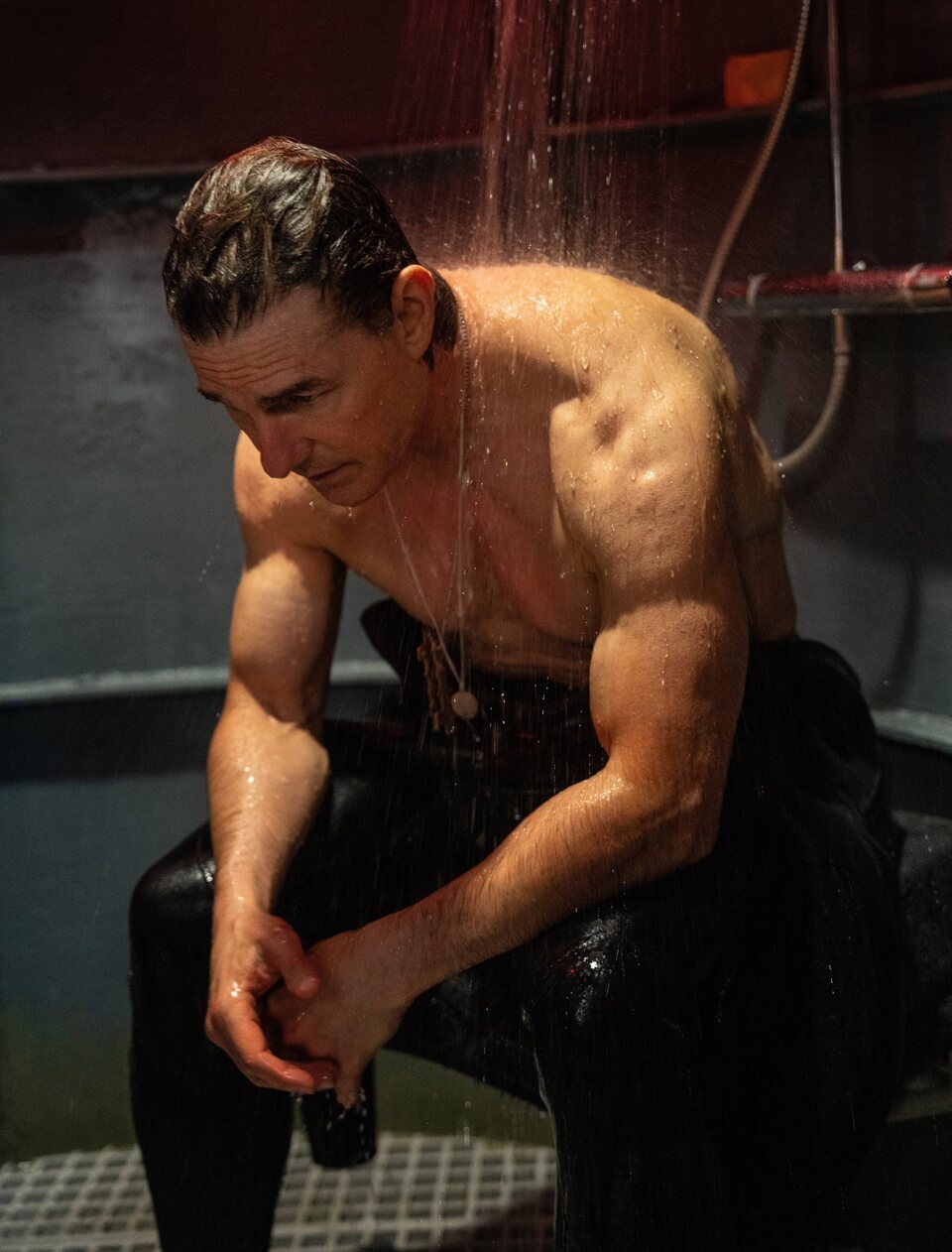 Tom Cruise tras la secuencia bajo el agua de 'Misión imposible: Sentencia Final'