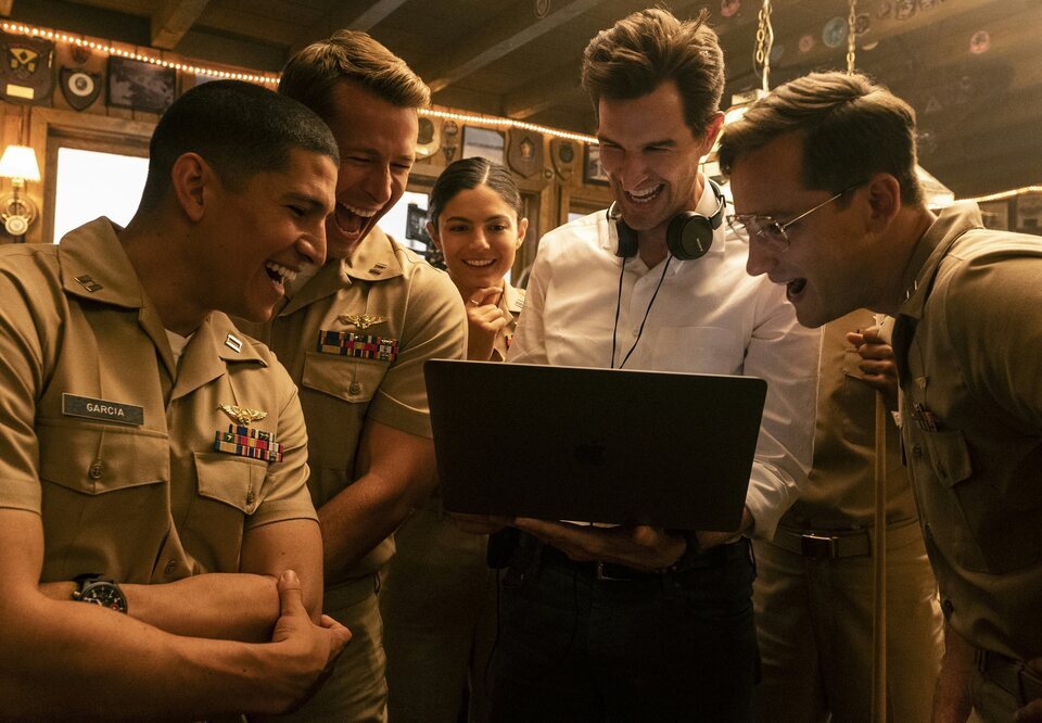 Parte del equipo de 'Top Gun: Maverick'