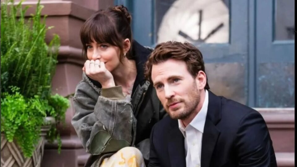 Dakota Johnson y Chris Evans, dos de los protagonistas de 'Materialistas'
