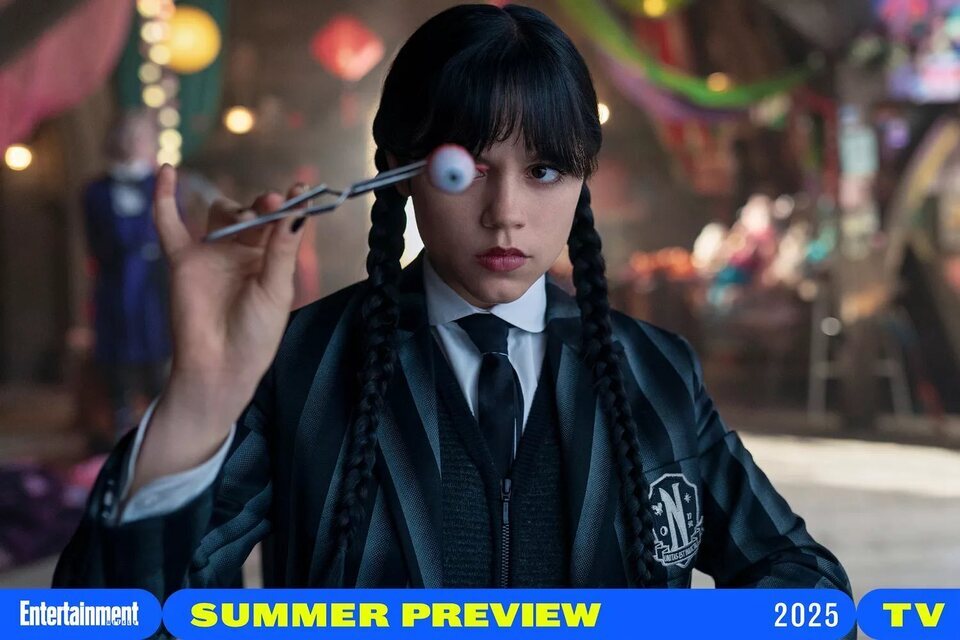 Jenna Ortega como Miércoles Addams en la serie 'Miércoles'