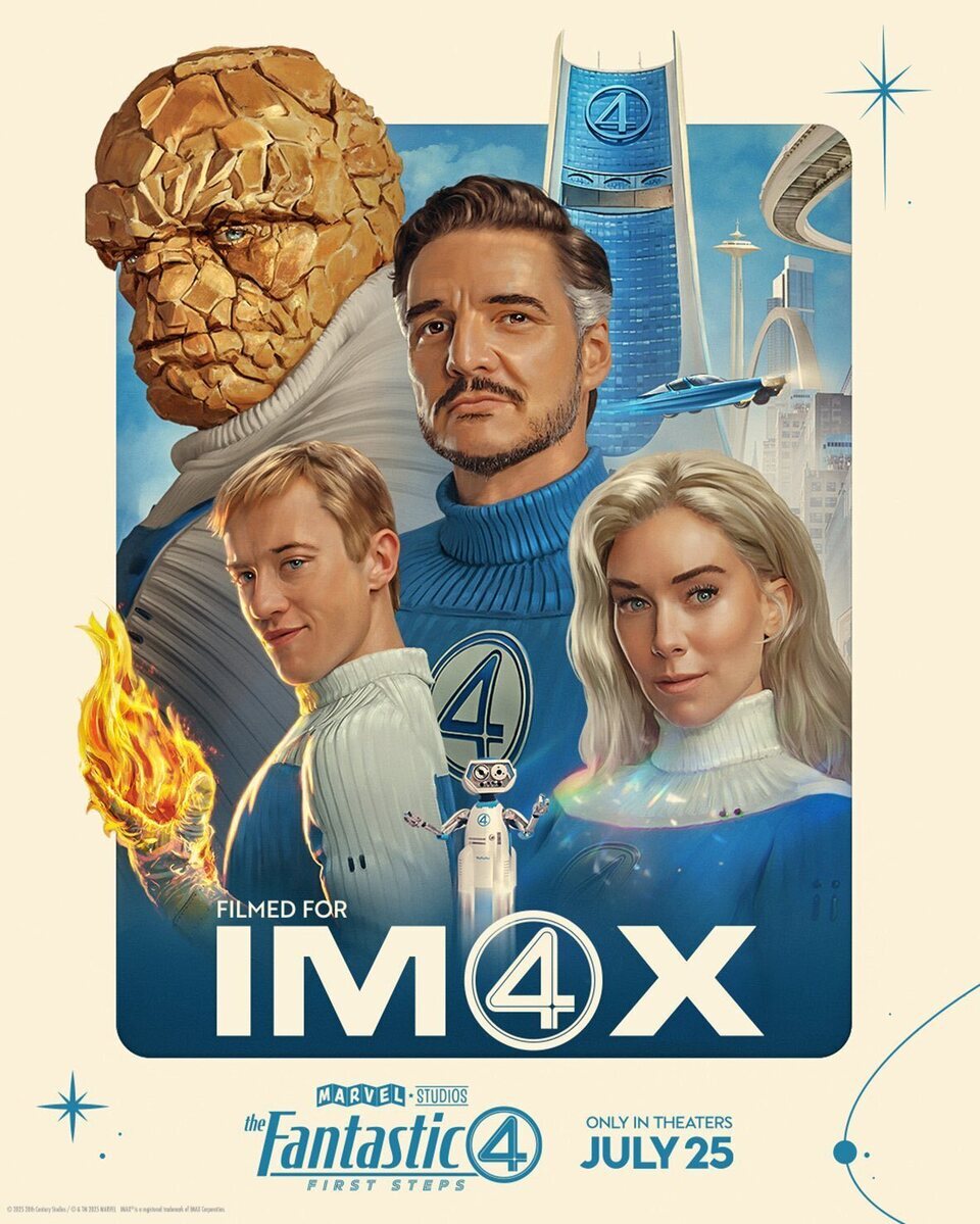 Poster IMAX 'Los 4 Fantásticos: Primeros pasos'