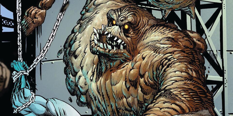 Cara de Barro en las viñetas del cómic