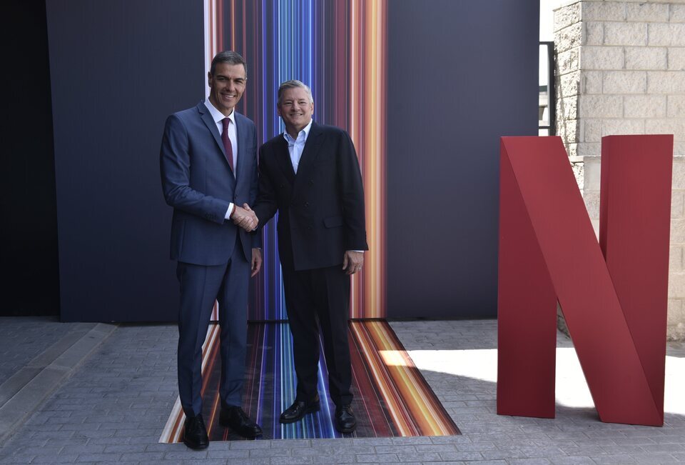Pedro Sánchez y Ted Sarandos