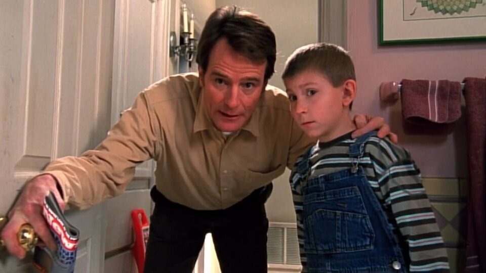 Bryan Cranston y Erik Per Sullivan en 'Malcolm'