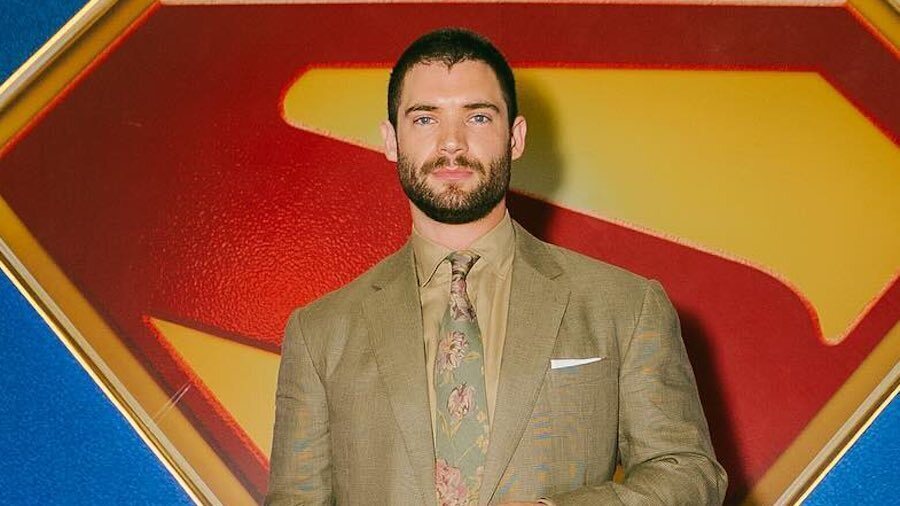 David Corenswet presentando 'Superman' en Manila