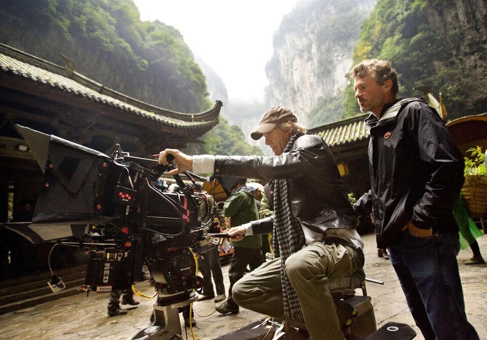 Michael Bay en el set de 'Trasnfomers: La era de la extinción'