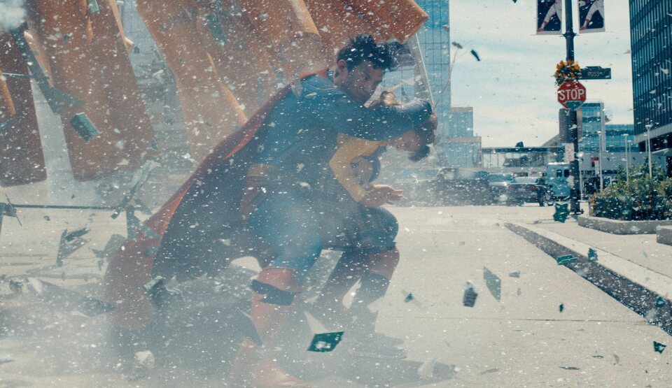 Superman en acción
