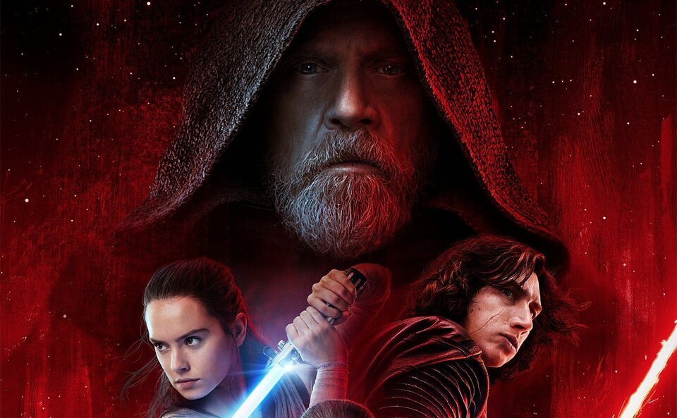 Luke Skywalker acecha en el póster de 'Los últimos Jedi'