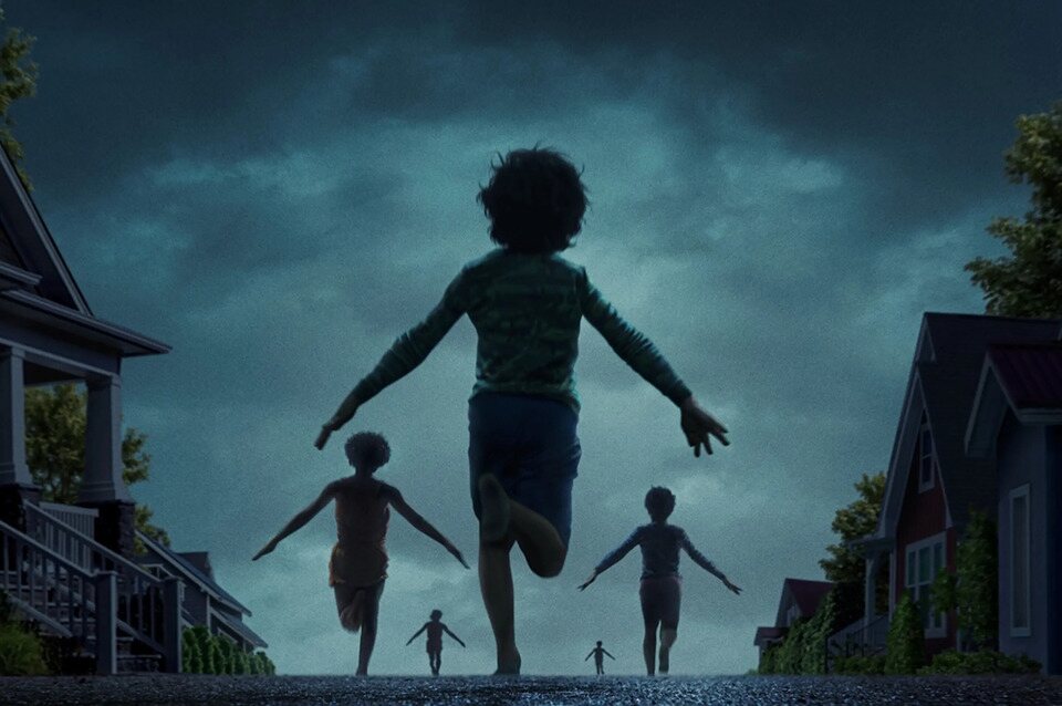 Los niños huyendo de noche