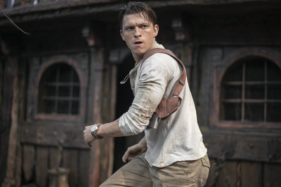 Tom Holland en la película 'Uncharted'