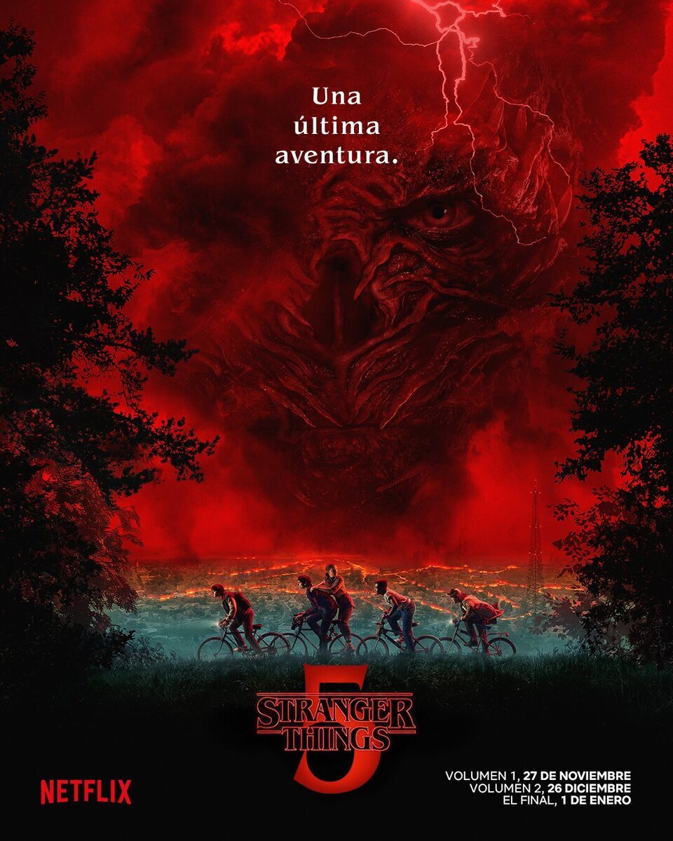 Primer póster oficial de la última temporada de 'Stranger Things'