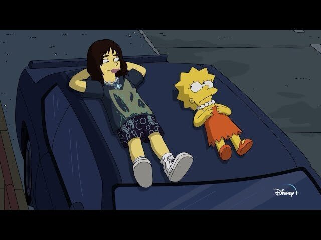 'When Billie Met Lisa', el cortometraje de la cantante en 'Los Simpson'