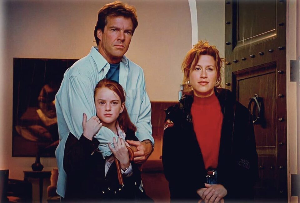 Dennis Quaid, Lindsay Lohan y Lisa Ann Walter en 'Tú a Londres y yo a California'