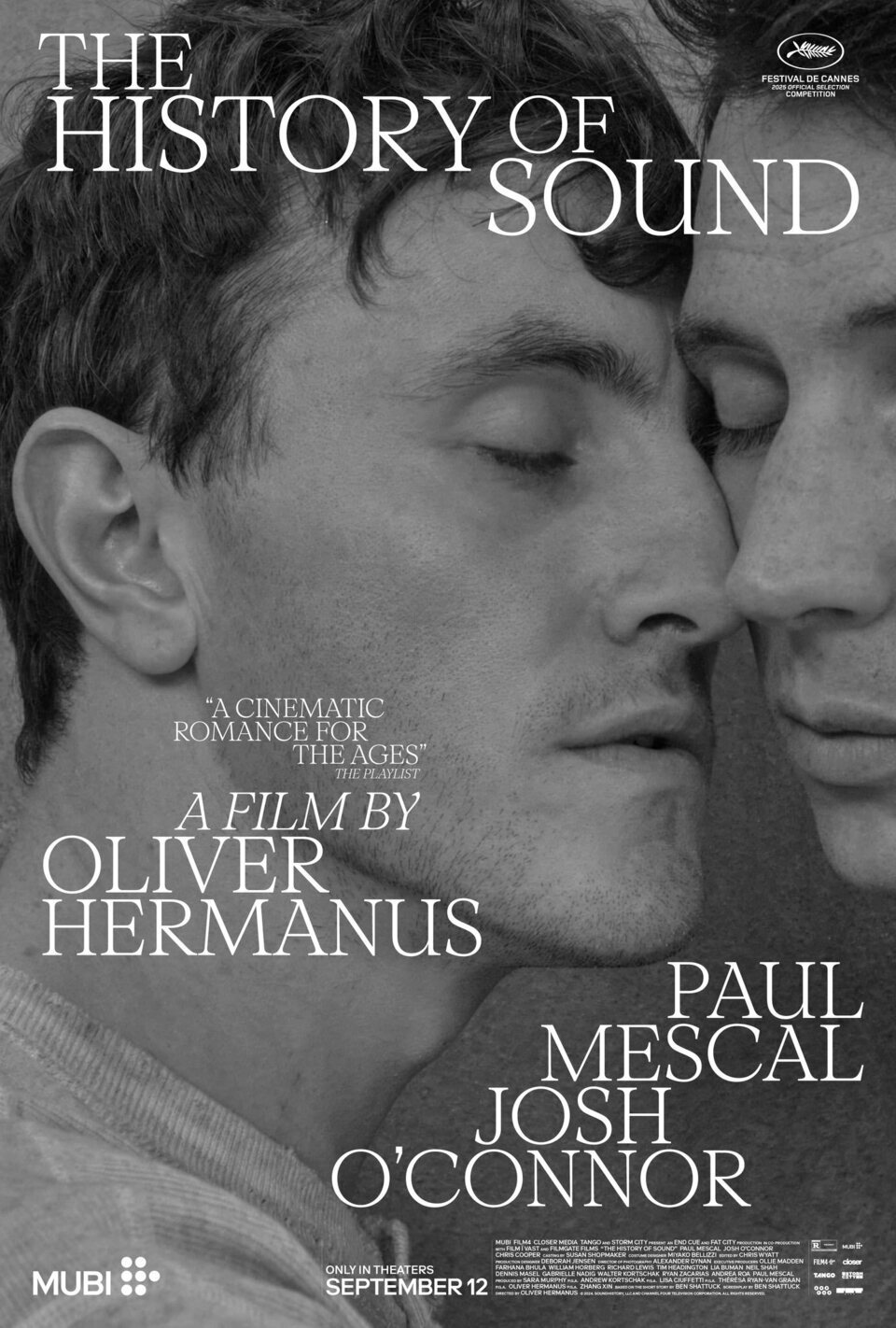 Primer póster de 'The History of Sound'