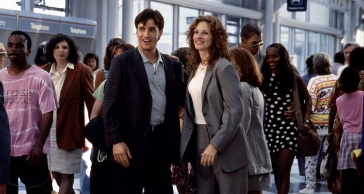 Julia Roberts y Dermot Mulroney en 'La boda de mi mejor amigo'