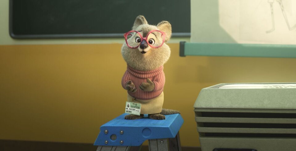 La terapeuta quokka Dra. Fuzzby (voz de Quinta Brunson)