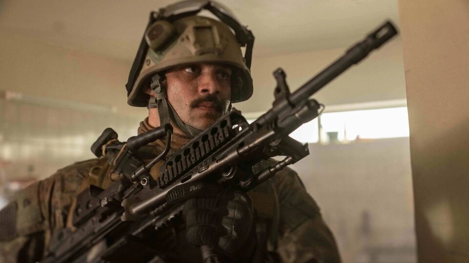 Noah Centineo en 'Warfare: Tiempo de guerra'