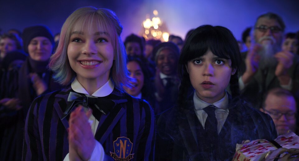 Enid y Miércoles en la segunda temporada