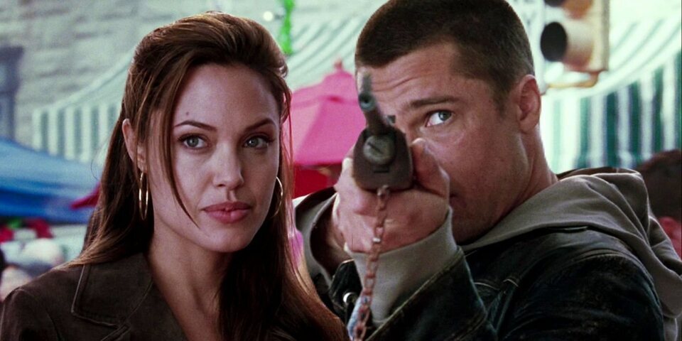Angelina Jolie y Tom Cruise en el filme donde se conocieron