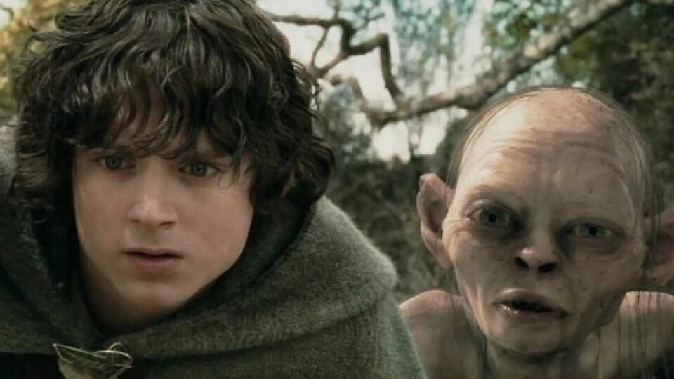 Frodo y Gollum en 'El Señor de los Anillos'