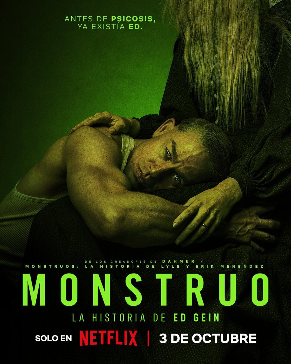 'Monstruo: La historia de Ed Gein' se estrena el 3 de octubre