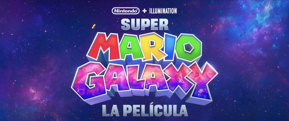Logo en español de 'Super Mario Galaxy: La película'