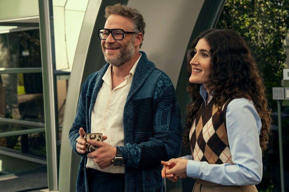 Seth Rogen como el rabino Neill en la segunda temporada de 'Nadie quiere esto'
