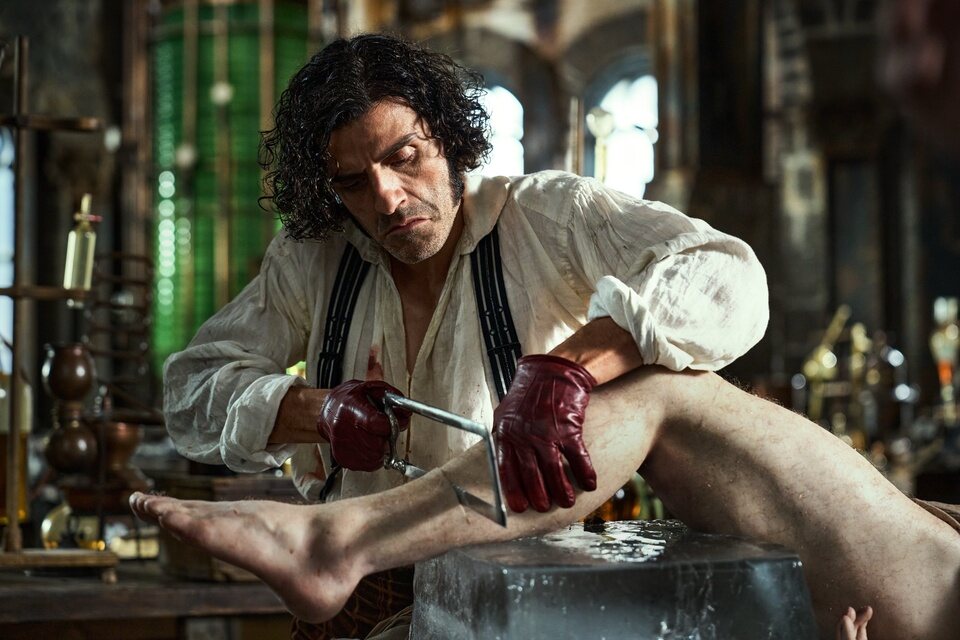 Oscar Isaac en 'Frankenstein'
