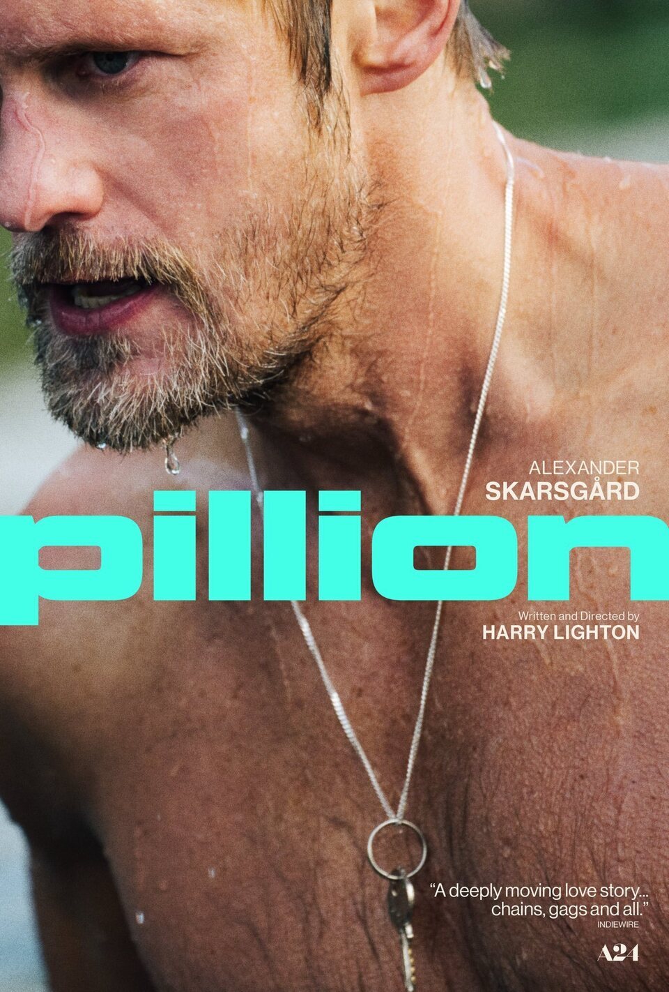 Póster de 'Pillion' con Alexander Skarsgård