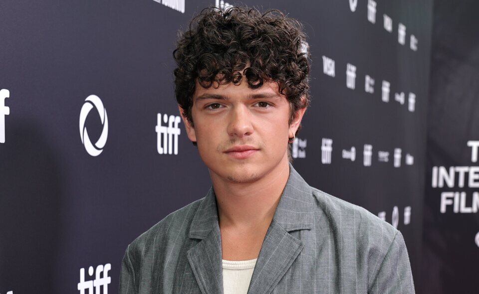 Noah Jupe presentando 'Hamnet' en el Festival de Toronto