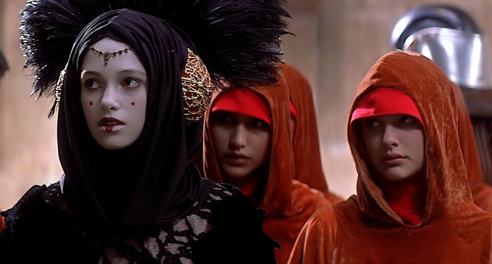 Keira Knightley y Natalie Portman en 'La amenaza fantasma'