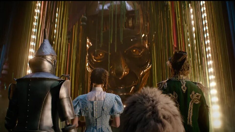 Dorothy y sus compañeros en 'Wicked: Parte II'