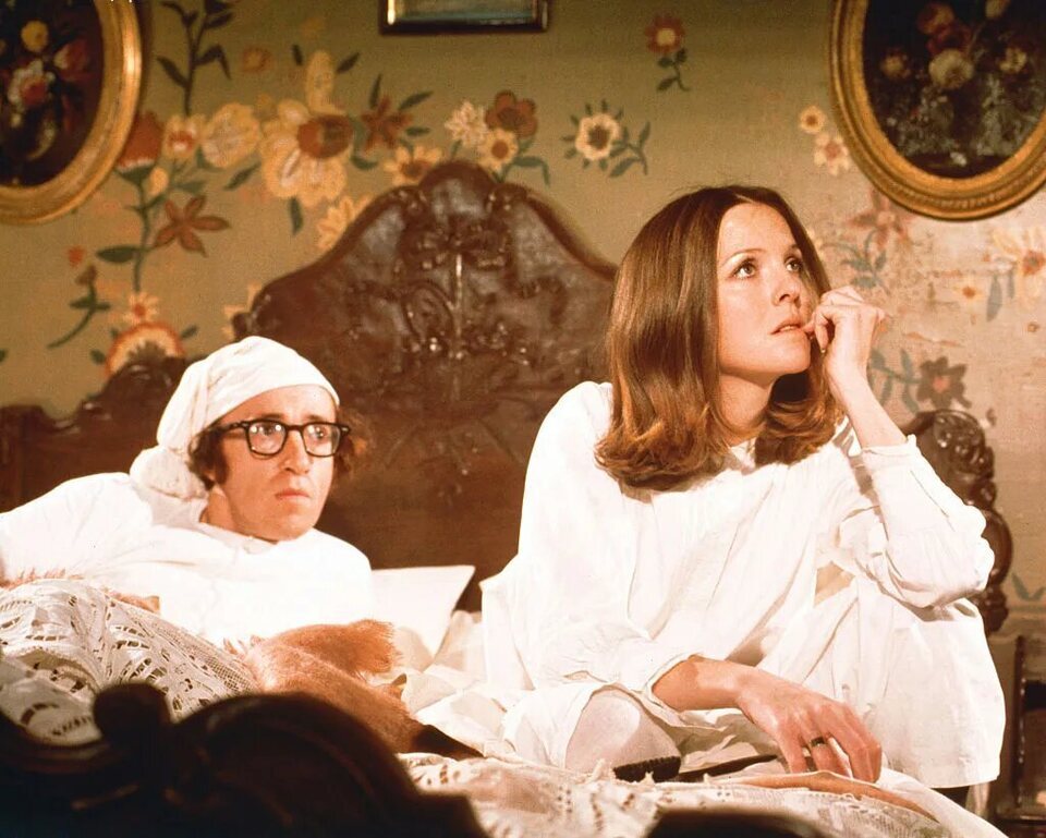Woody Allen y Diane Keaton en 'La última noche de Boris Grushenko'