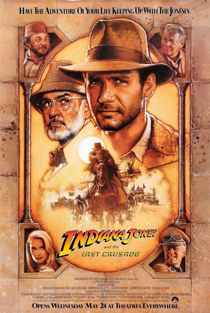 Poster de 'Indiana Jones' diseñado por Drew Struzan