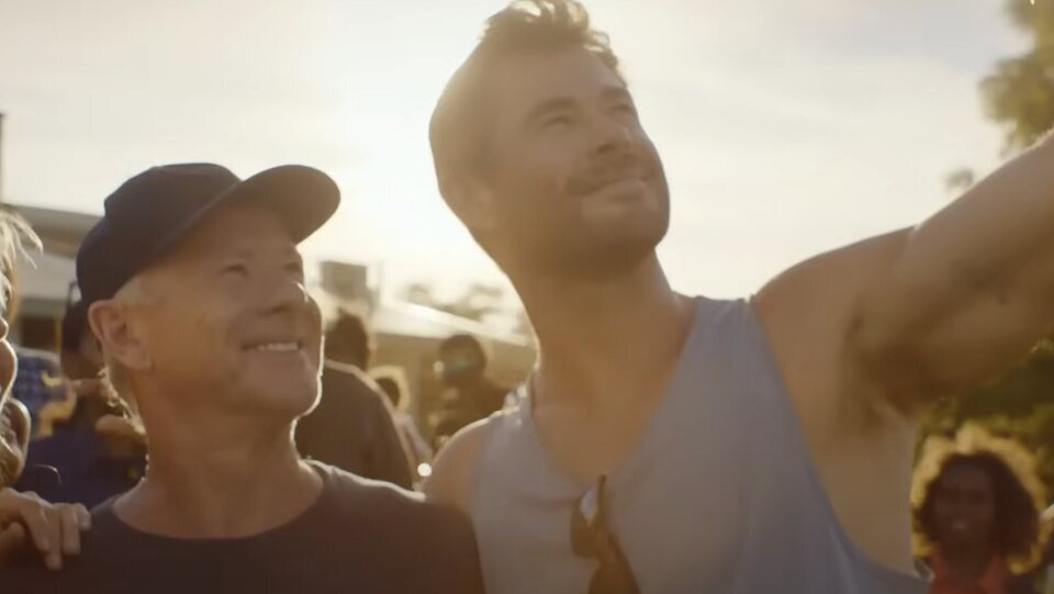 Chris Hemsworth y su padre Craig