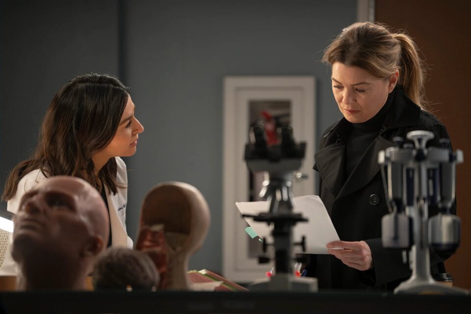 Amelia y Meredith en 'Anatomía de Grey'