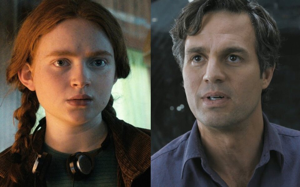 Sadie Sink y Mark Ruffalo 